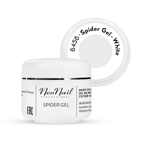 6456 NEONAIL SPIDER UV/LED GEL - WHITE, 5 ML 1