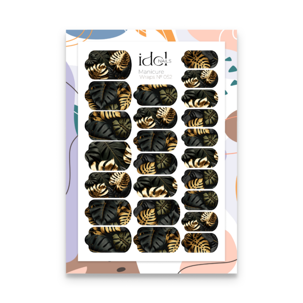 Manicure Wraps #052 Short 1